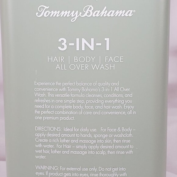 Tommy Bahama 3-In-1 Special Edition Hair/Body/Face All Over Wash Sandalwood Scen - Picture 4 of 6